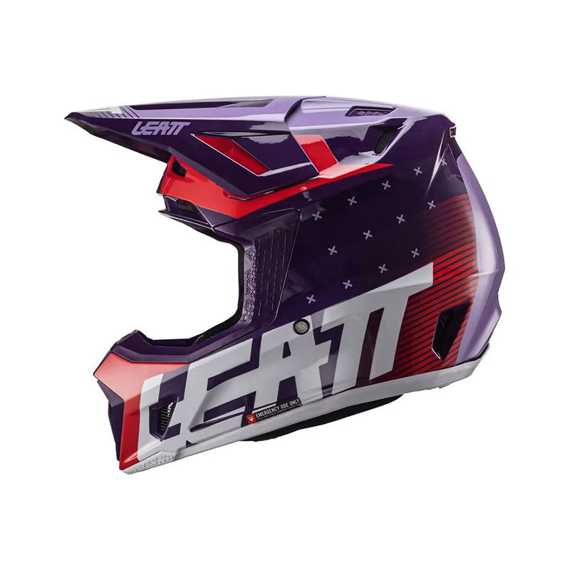 Leatt 7.5 Tricolor Casco da motocross con occhiali - il miglior